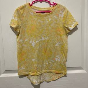 Old Navy Yellow Tie Dye Shirt